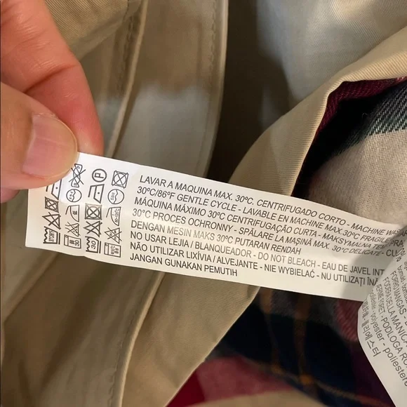 Zara Double Breasted Trench Coat with Detachable Hood. Girl’s 11/12. NWT. - Picture 9 of 14